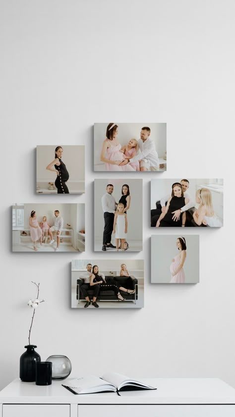 Family canvas wall display