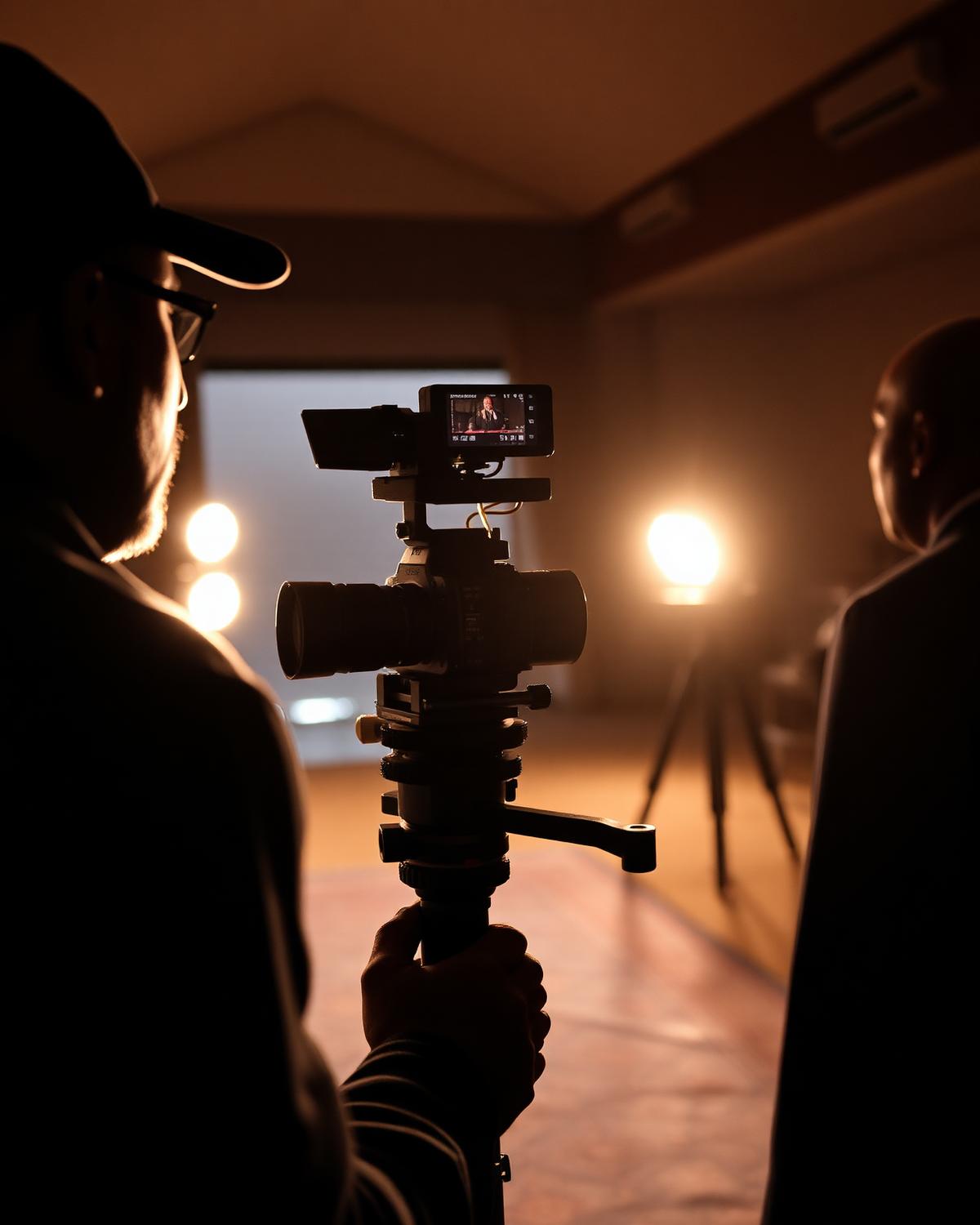 Cinematographer at work